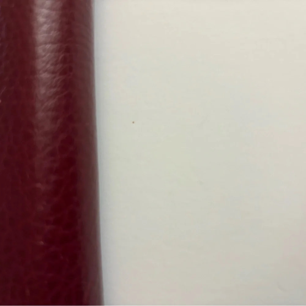 Michael Kors Burgundy Leather Zip-Around Wristlet/Wallet